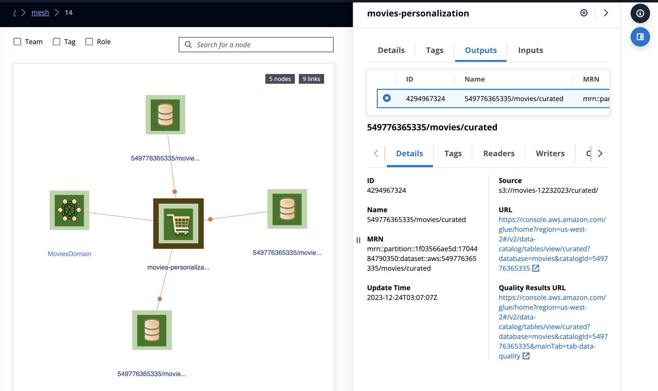 ML Data product details